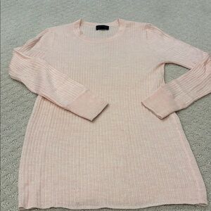 J. Crew Soft Pink Cashmere Sweater